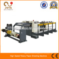 High Speed Shaftless Rotary Paper Sheeting Machine, Thin Paper Cutting Machinery Cardboard Paper Sheeter Machinery